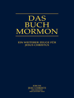 cover image of Das Buch Mormon